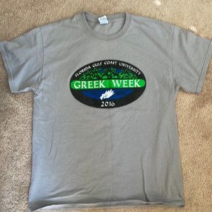 Survivor themed Greek week FGCU Florida shirt. Size medium
